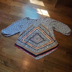 Handkerchief hem blouse